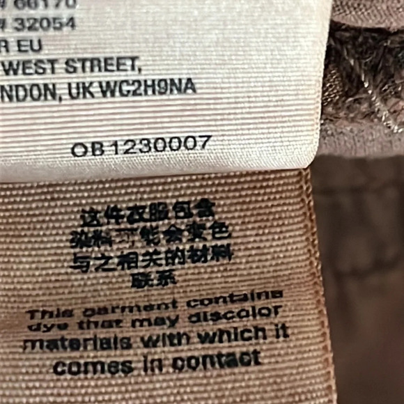 We The Free Corduroy Exposed Button Fly Roll Up Shorts in Bourbon - NEW - 26 - Picture 9 of 9